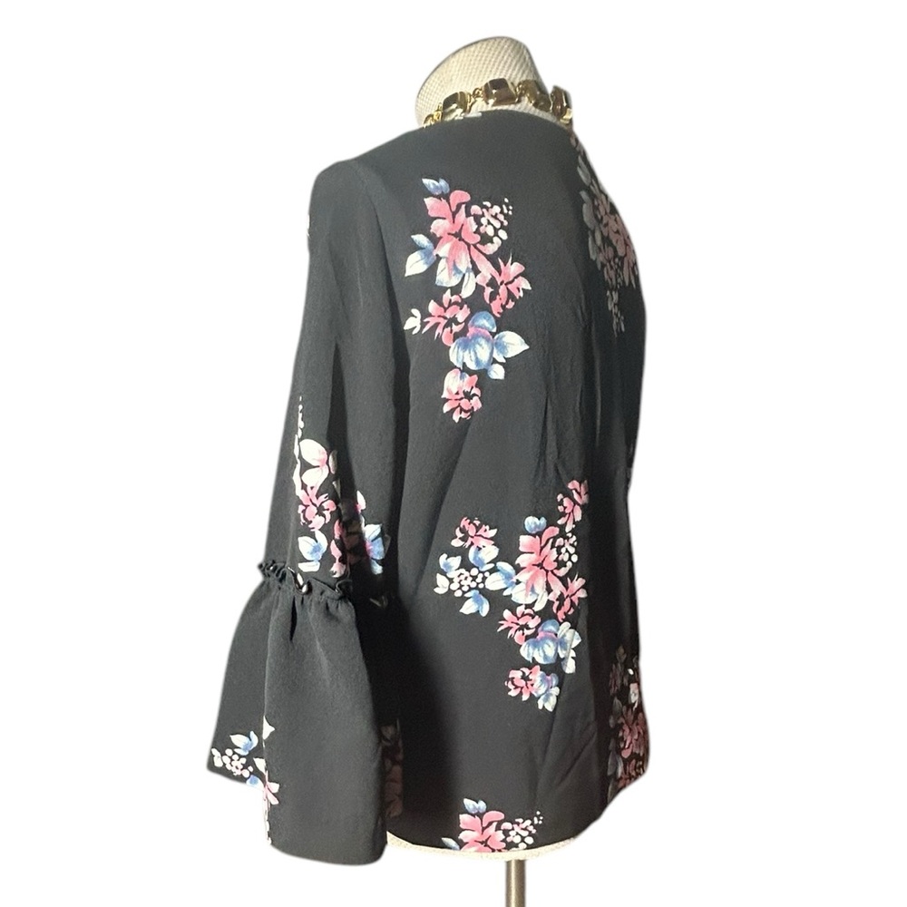 LANE BRYANT Women’s Black Multi Color Blazer Size 20 - Picture 7 of 10